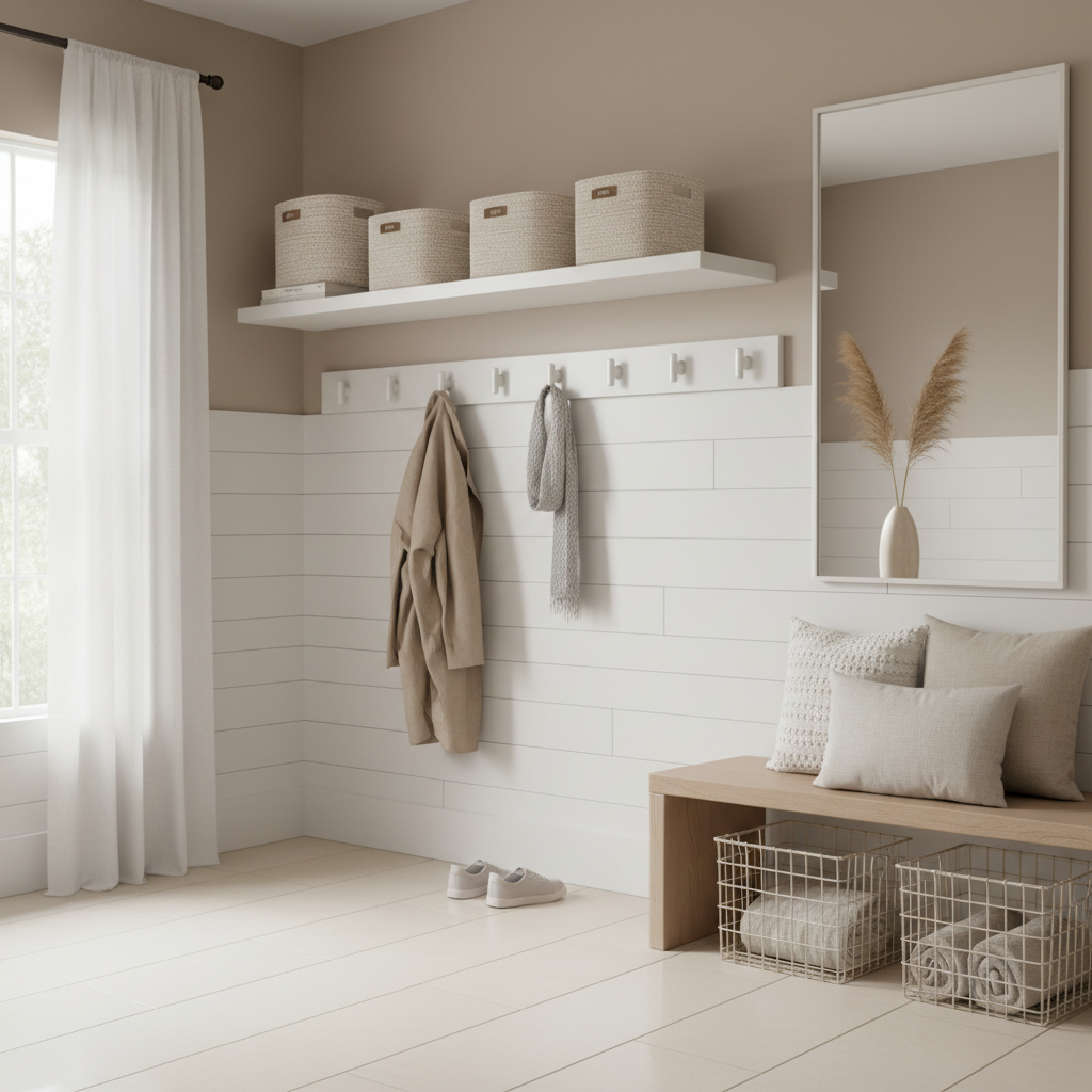 Organized entryway storage